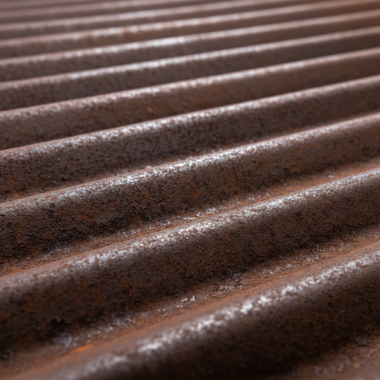 Weathering Steel Finish Small Corrugations