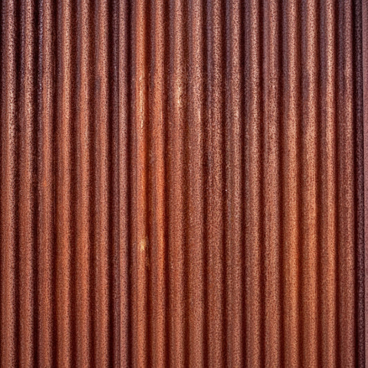 Corten Weathering Steel Corrugated Roofing Sheet 24ga - 26in Width
