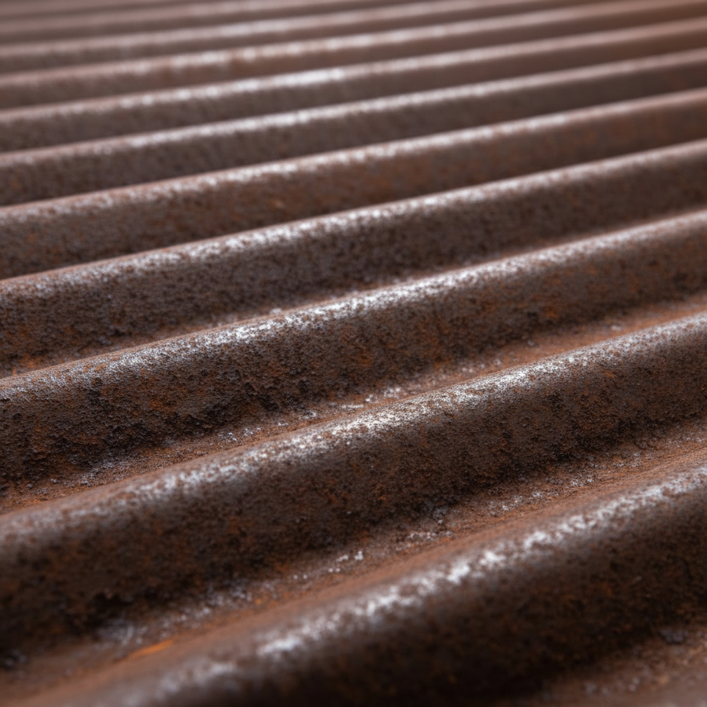 Weathering Steel Finish Small Corrugations